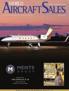 World Aircraft Sales — March 2013