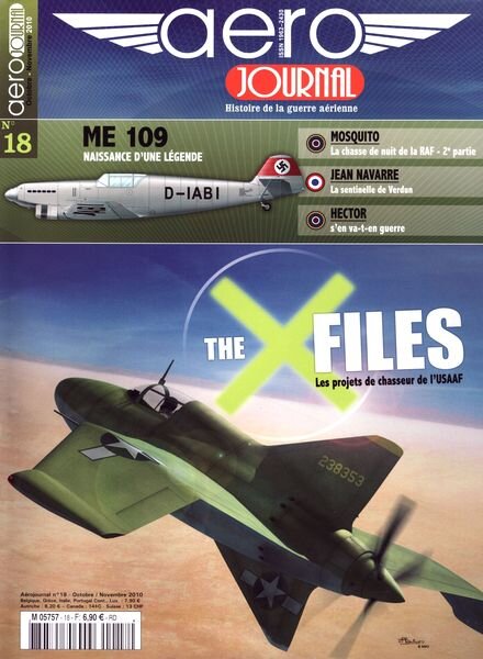 Aero Journal — The X-files Les Projets de Chasseur de L’USAAF 18