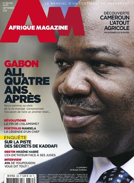 Afrique Magazine – Aout-Septembre 2013