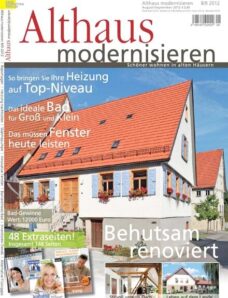 Althaus Modernisieren – August-September 2012