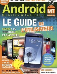 Android Mobiles & Tablettes – Juin-Juillet 2012