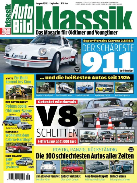 Auto Bild Klassik Germany – September 2013