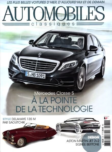 Automobiles Classiques – Septembre 2013