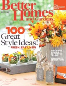 Better Homes and Gardens USA – September 2013