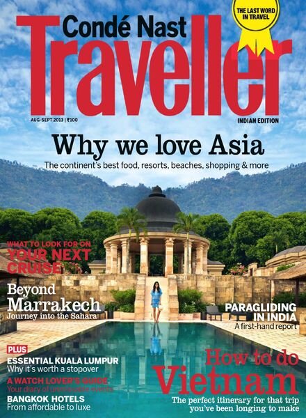 Conde Nast Traveller India — August-September 2013