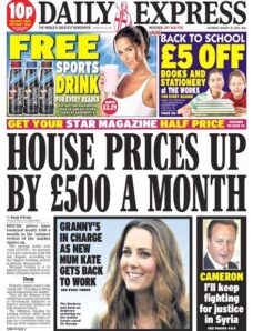 Daily Express – Saturday, 31 August 2013