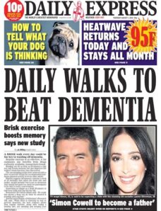Daily Express – Thursday, 01 August 2013