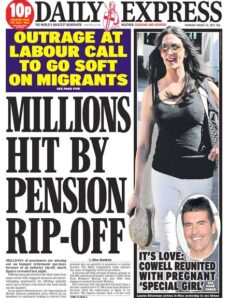 Daily Express – Thursday, 22 August 2013
