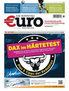 Euro am Sonntag – 10 August 2013