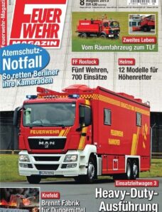 Feuerwehr Fachmagazin – August 2013