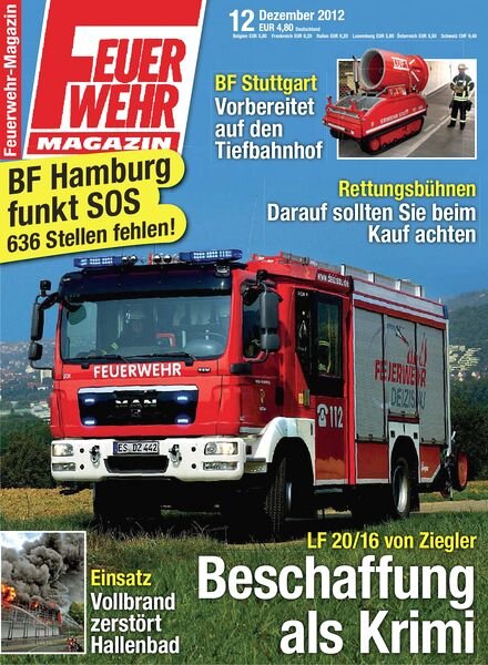 Feuerwehr Magazin — Dezember 2012