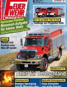 Feuerwehr Magazin – Juni 2013