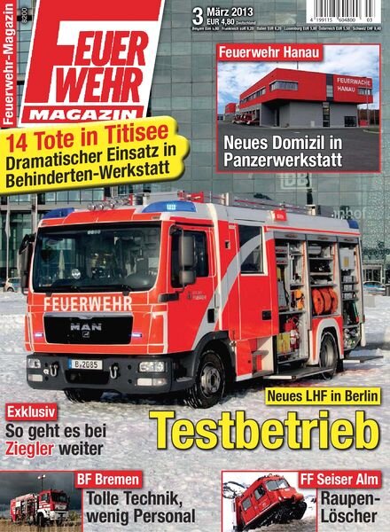 Feuerwehr Magazin – Marz 2013