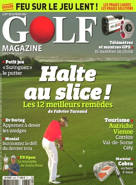 Golf Magazine — Aout 2013