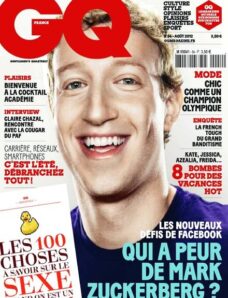 GQ France – Aout 2012