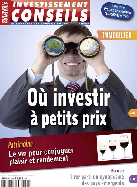 Investissement Conseils 749 – Juillet-Aout 2012