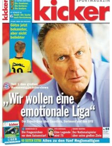 Kicker SportMagazin Germany – 64-2013 (05.08.2013)
