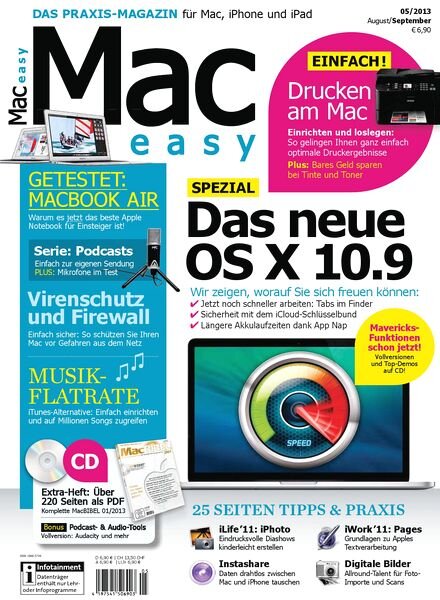 Mac easy – August-September 2013