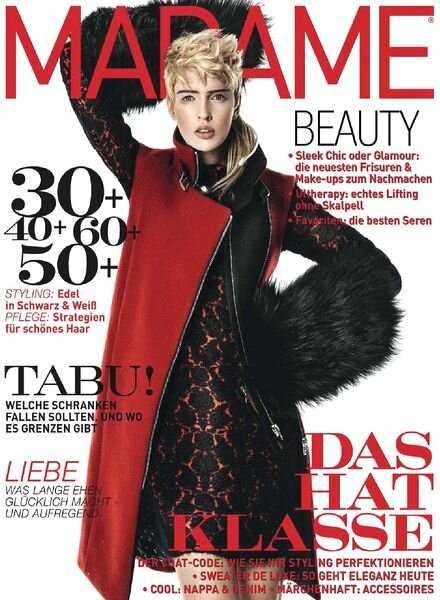 Madame – Frauenmagazin – September 2013
