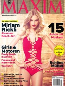 Maxim Schweiz – August-September 2013
