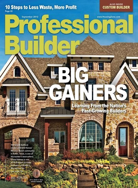Professional Builder – September 2012