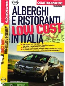 QUATTRORUOTE – Alberghi e Ristoranti Low Cost in Italia (allegato a 4Ruote di Settembre 2012)