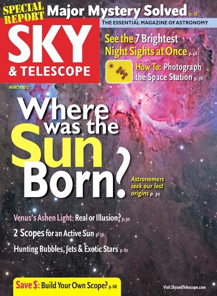 Sky Telescope – March 2012