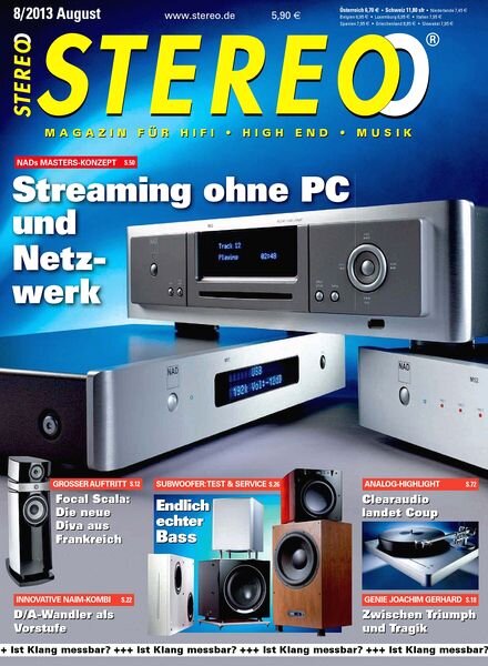Stereo Magazin — August 2013