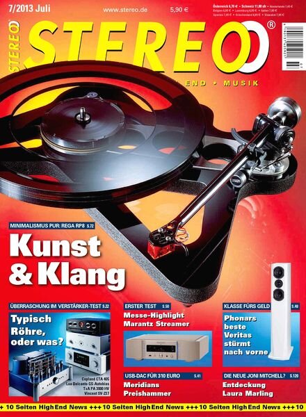Stereo Magazin — Juli 2013