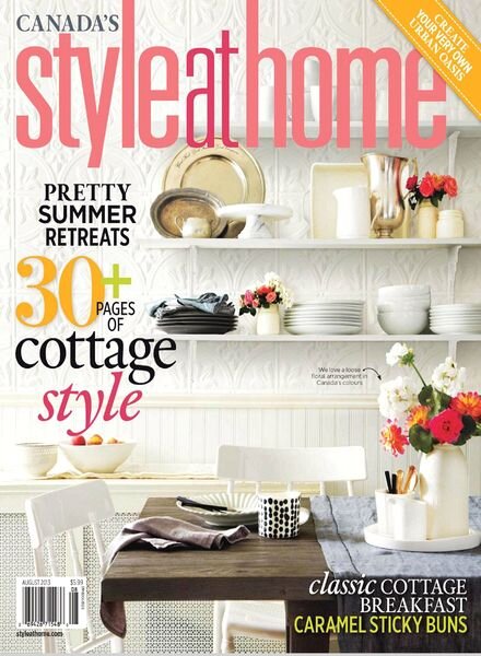 Style at Home Magazine — August 2013