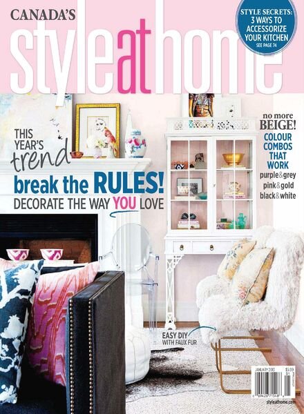 Style At Home Magazine – January 2013