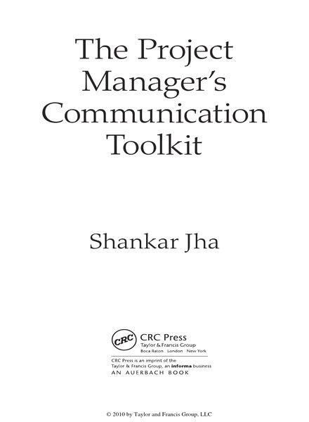 The Project Manager’s Communication Toolkit