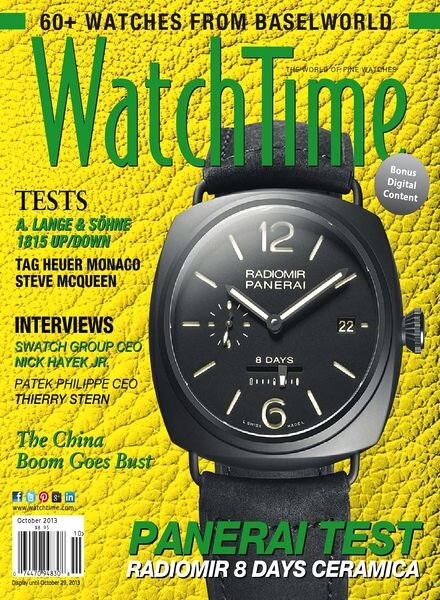 Watch Time Magazine – October 2013