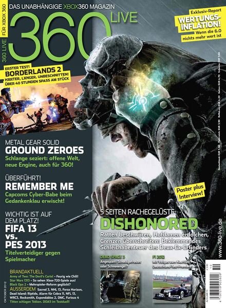 360 Live Xbox – Oktober 2012