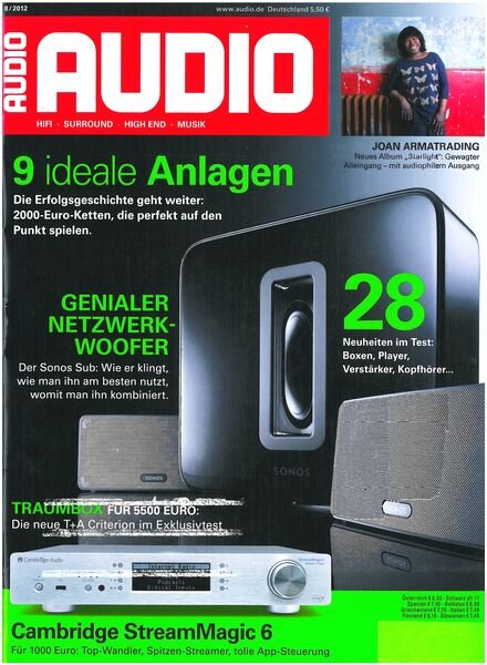 Audio Magazin – August 2012