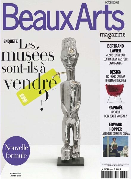 Beaux Arts Magazine N 340 – Octobre 2012
