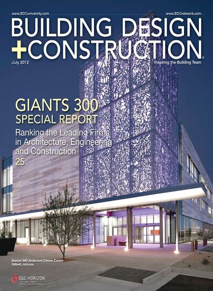 Building Design + Construction – July 2012