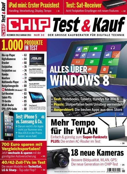 Chip Test und Kauf Magazin N 01 2013