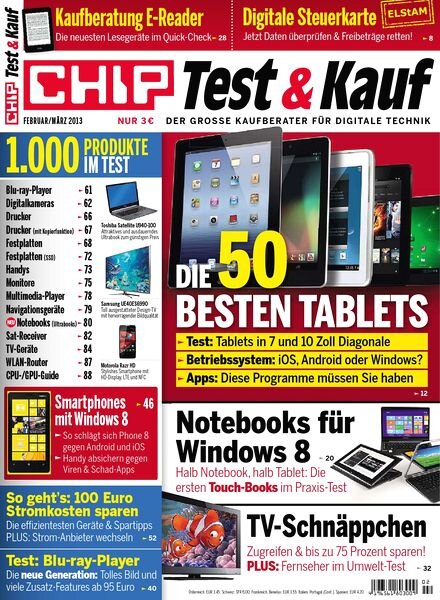Chip Test und Kauf Magazin N 02 2013