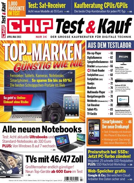 Chip Test und Kauf Magazin N 03 2013