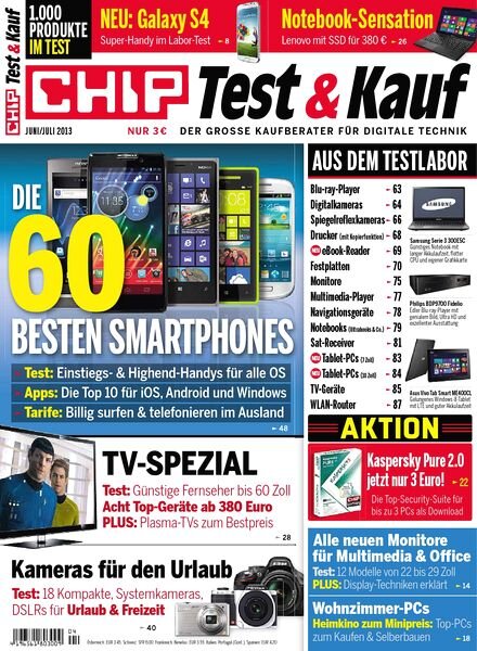 Chip Test und Kauf Magazin N 04 2013
