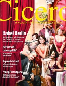 Cicero Magazin – Mai 2013