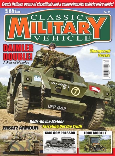 Classic Military Vehicle – Issue 135, August 2012