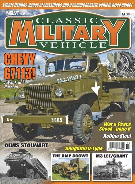 Classic Military Vehicle – Issue 140, January 2013