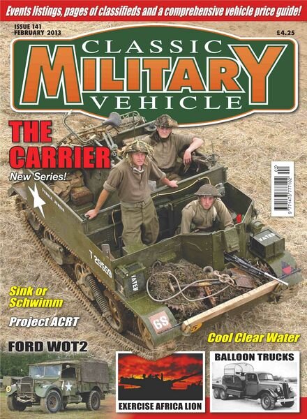 Classic Military Vehicle – Issue 141, February 2013