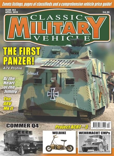 Classic Military Vehicle – Issue 143, April 2013