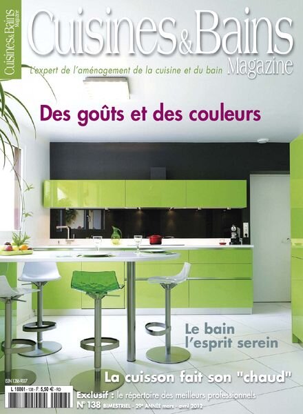 Cuisines & Bains Magazine 138 – Mars-Avril 2012