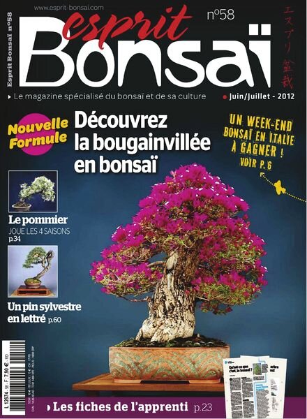 Esprit Bonsai N 58 — Juin-Juillet 2012