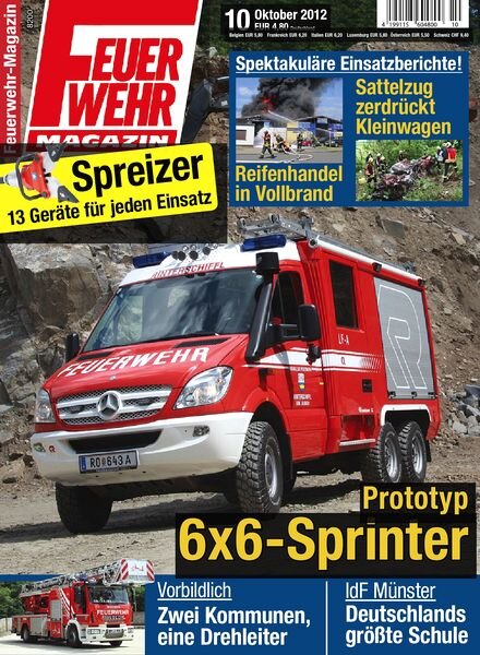 Feuerwehr Magazin – Oktober 2012