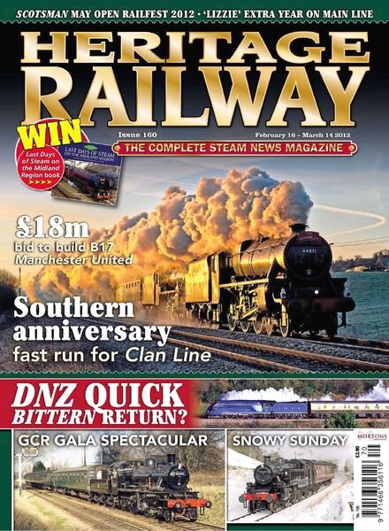 Heritage Railway – Issue 160, 2012